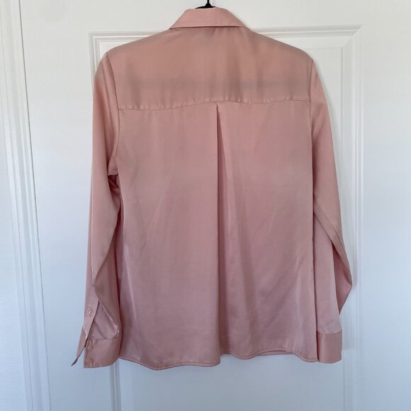 Express Long Sleeve Portofino Blouse – Dusty Rose – Medium - Picture 2 of 7